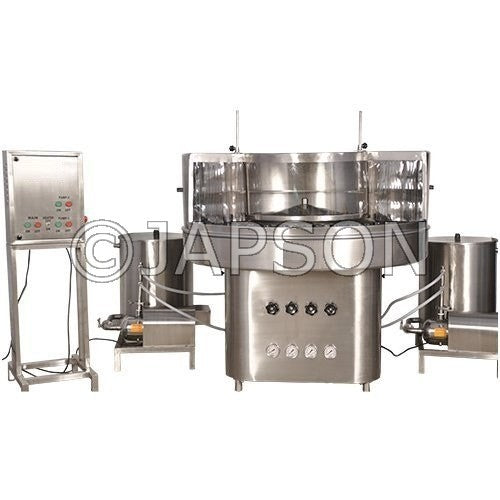 Rotary Bottle Washing Machine, Semi-Automatic Rotary Bottle Washing Machine, Semi-Automatic